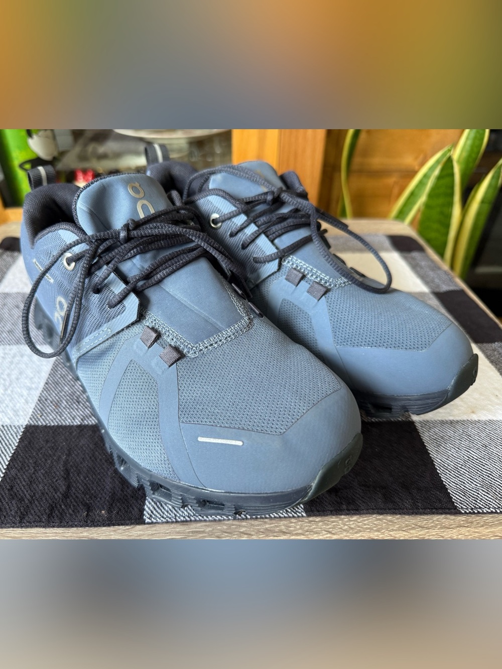 ON Cloud Running Women's Athletic Shoes - Slate Blue with Black Accents